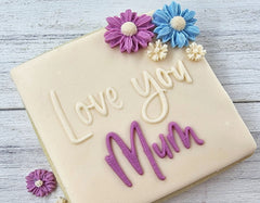 Mothers Day Fondant Embosser Debosser Stamp|Designer Fondant Embosser Stamp