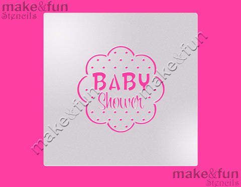 5.5"x5.5" Cookie Stencil Baby Stencil|Fellmuster Schablonen, Royal Icing