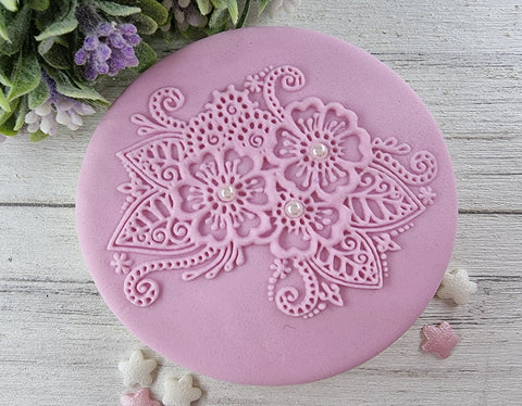 Valentines Fondant Embosser Debosser Stamp|Designer Fondant Embosser Stamp