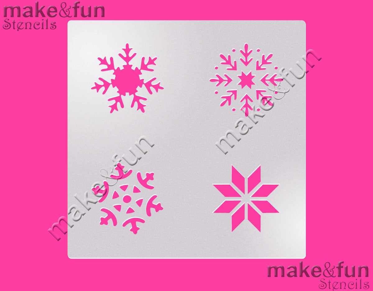 Snowflakes cookie Stencil for chocolate covered Oreos|Kuchen Schablonen, Airbrush und Royal Icing