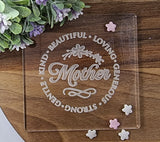 Mothers Day Fondant Embosser Debosser Stamp|Designer Fondant Embosser Stamp