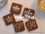 Crown Stencil for chocolate covered Oreos|Kuchen Schablonen, Airbrush und Royal Icing