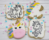 PYO Cookie Stencil, Cake Unicorn Stencil|Geburstag Schablonen, Airbrush und Royal Icing