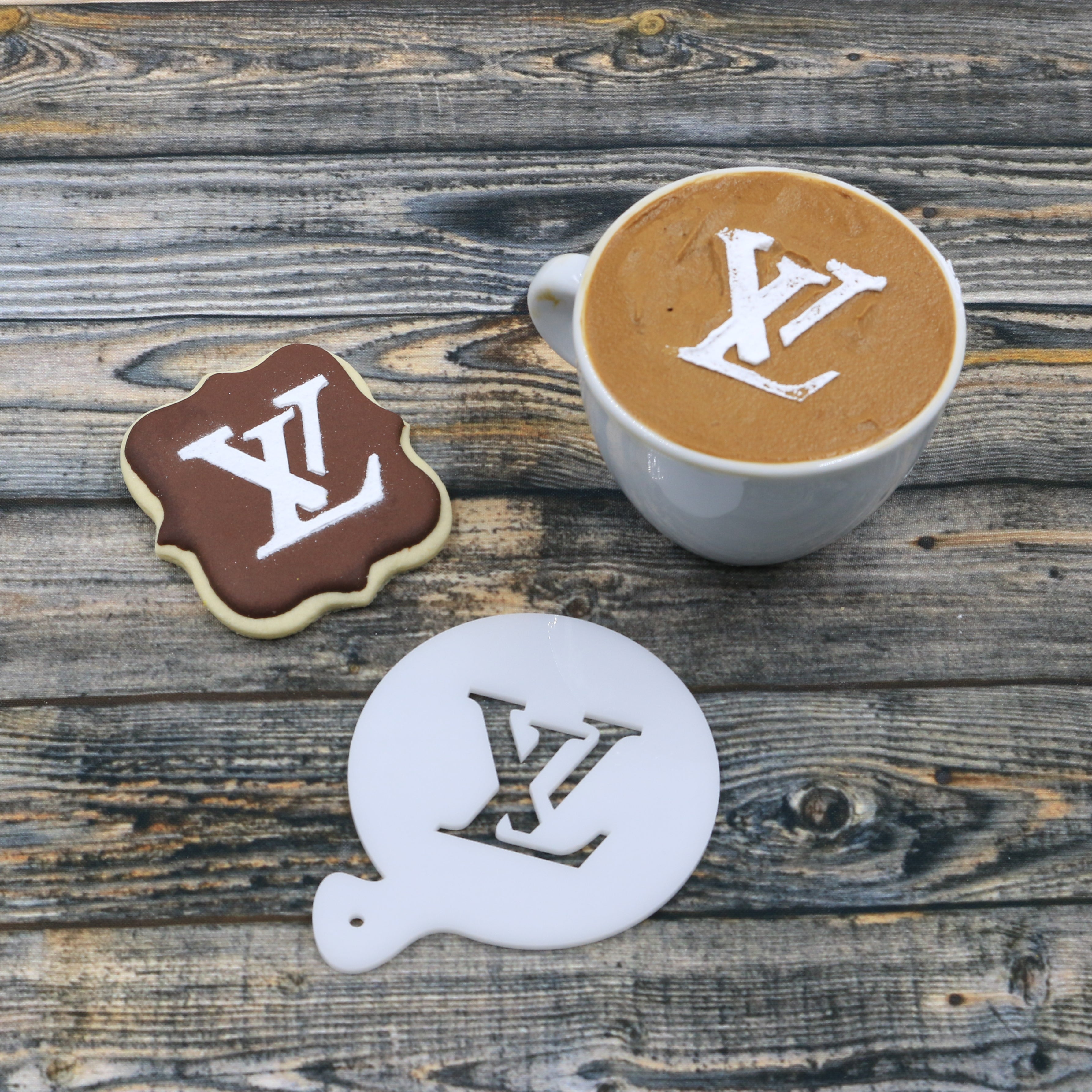 Coffee Stencil, Cookie Stencil, Stencil|Kaffee Schablone, Keks Schablonen