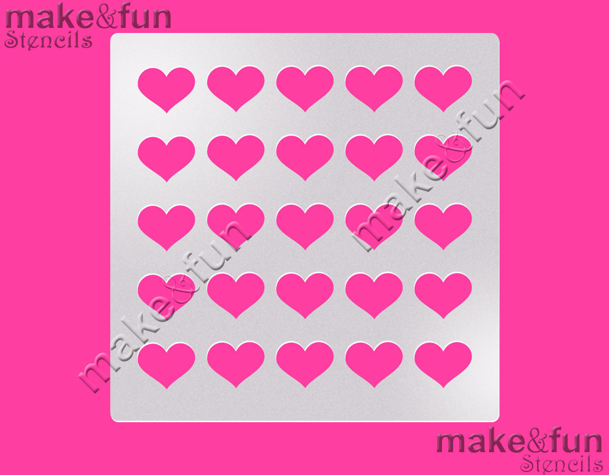 Heart Pattern Cake Stencil, Airbrushing, DYO|Torten Schablonen, Royal Icing Schablone