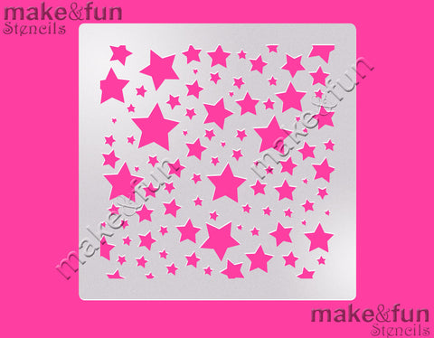 Christmas Pattern Cake Stencil, Star Cookie Stencil|Weihnachten Schablonen, Stern Schablonen