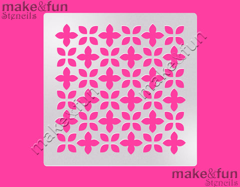5.5"x5.5" Pattern Cake Stencil, Cookie Stencil|Fellmuster Schablonen, Torten Schablonen