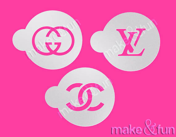 Gucci cake logo LV Logo cake stamp Logo cookie stamp logo cutters