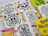 PYO Cookie Stencil, Cake Halloween Stencil|Geburstag Schablonen, Airbrush und Royal Icing
