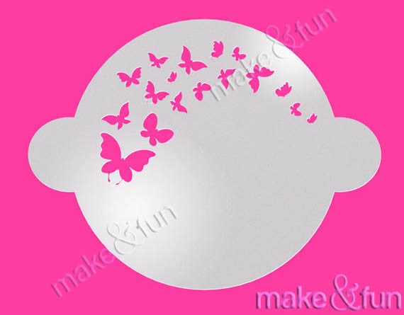 Butterfly Cake Stencil, Cookie Stencil, Airbrush|Schmetterling Schablonen, Airbrush und Royal Icing