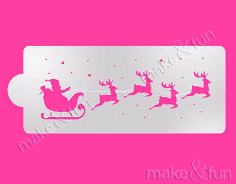Christmas Cookie Stencil, Christmas tree, Decoupage|Weihnachten Schablonen, Torten Schablone