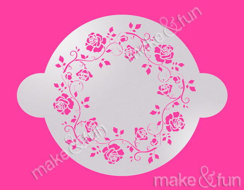Roses Cake Stencil, Cookie Stencil, Airbrush Stencil|Rosen Torten Schablonen, Airbrush und Royal Icing