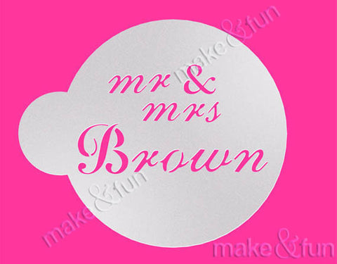 Custom Monogram Cookie Stencil, Airbrushing, Craft Stencil|Monogramm Schablone, Airbrush und Royal Icing