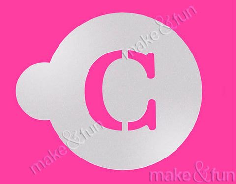 Cookie Letter Stencil, Airbrushing, Craft Stencil|Brief Schablone, Airbrush und Royal Icing