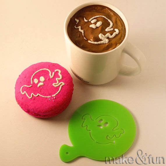Coffee Stencil, Cookie Stencil, Hallowen Stencil|Kaffee Schablone, Keks Schablonen