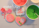 Custom Monogram Cookie Stencil, Airbrushing, Craft Stencil|Monogramm Schablone, Airbrush und Royal Icing